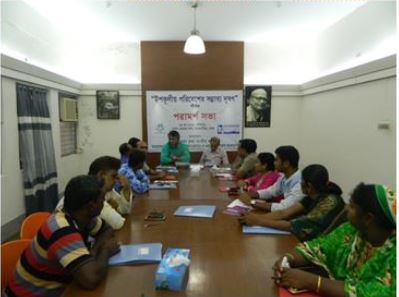 Monitoring and Evaluation meeting in Dhaka together with the activists from Patuakhali, Cox’s Bazar and Bagerhat