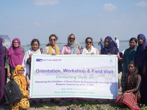 Two-day Participatory Workshop of Women Held in Kurigram to Map Out the Condition of Dharla River